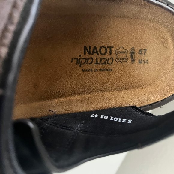 Naot Andes Walnut Leather Sandal Strappy Men\'s Sizes EU 47 NEW!!! main image 4
